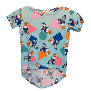 Lularoe  X Disney kids Gracie Donald Duck shirt top size 4